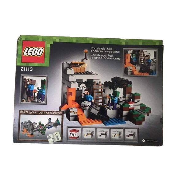 Lego Minecraft The Cave 21113 New in Damaged Box. Retired Set - Picture 4 of 9
